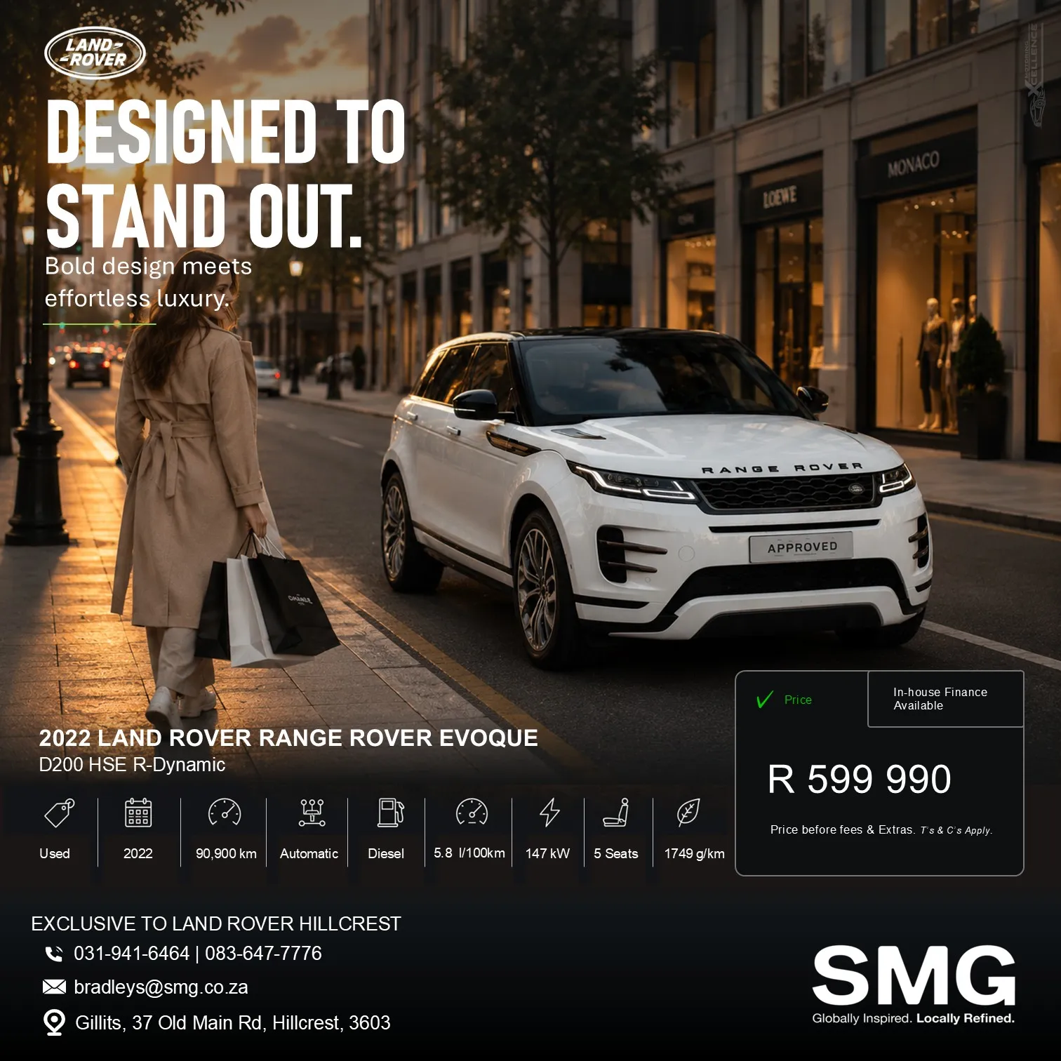 SMG Jaguar Land Rover Hillcrest header